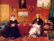 James Holland The Langford Family in their Drawing Room oil painting artist